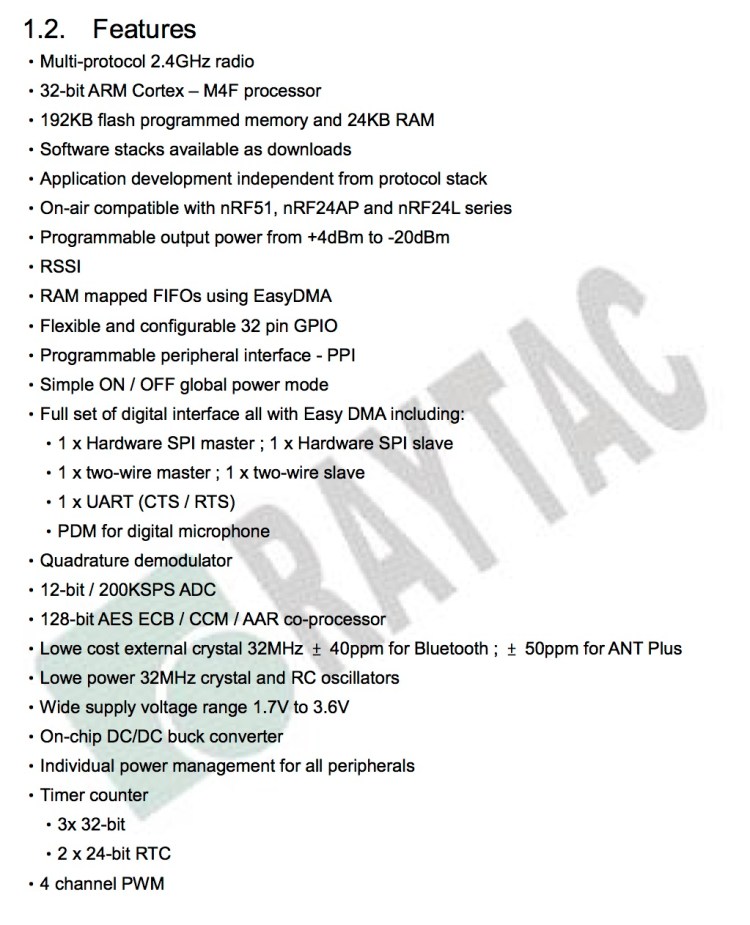 MDBT42Q-192K &amp; MDBT42Q-P192K-Hardware