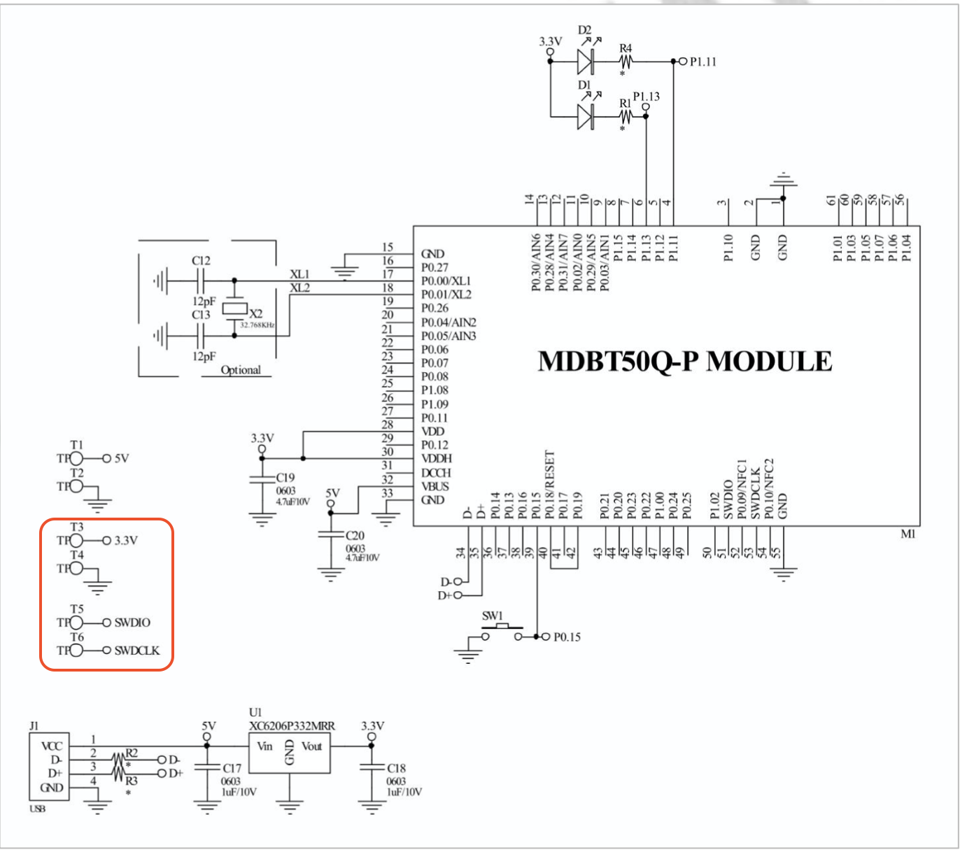 MDBT50Q-RX Circuit