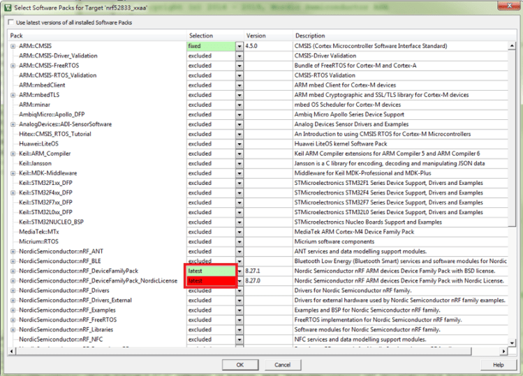 Device Family Pack V8.27.1-2