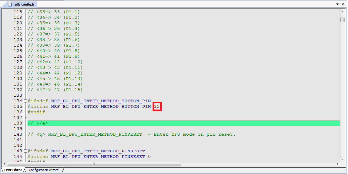 Modify Button GPIO